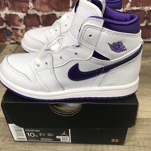 Jordan 1 Court Purple